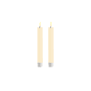 2x LED Dinner Candle | Deluxe Homeart | Indoor | Elfenbein | S