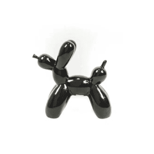 Balloon dog zwart XL