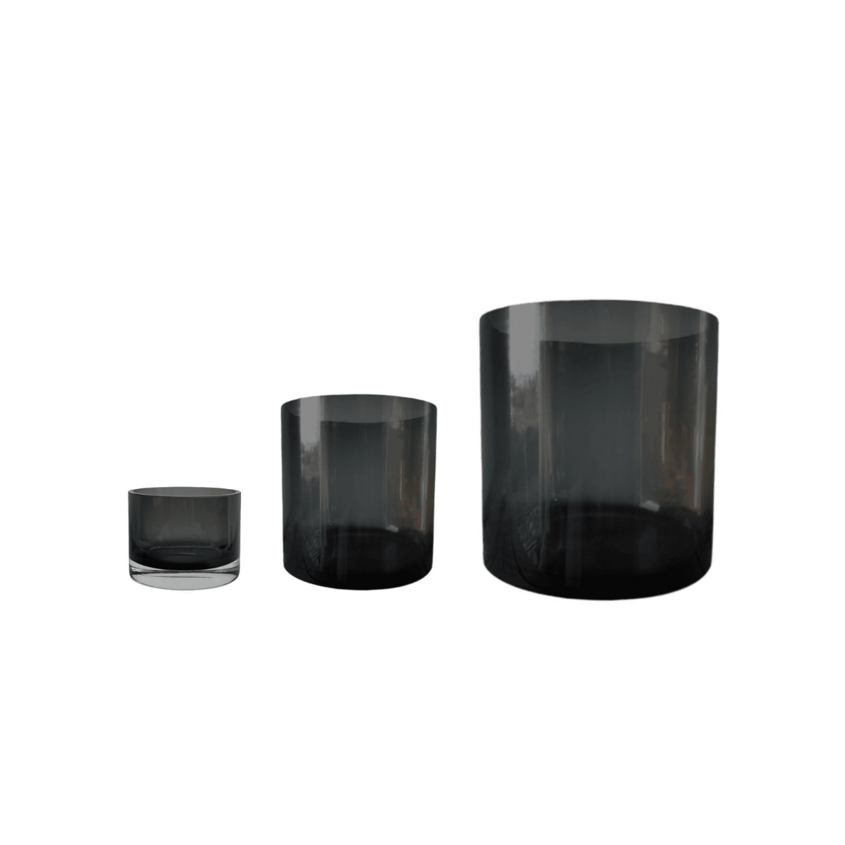 set cilinders smokey black