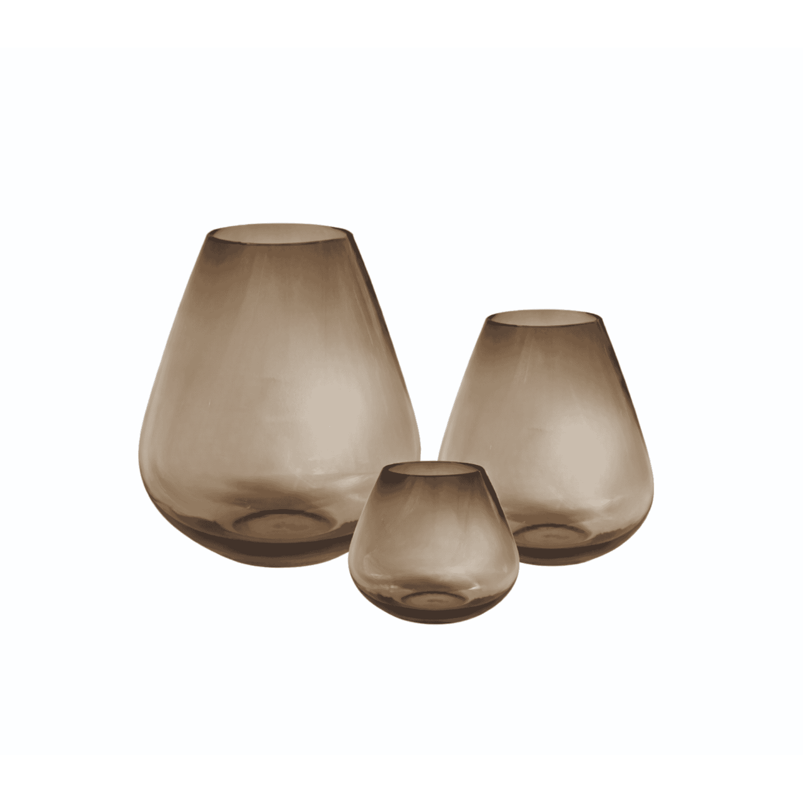 Grote set tasman smokey taupe japandi vaas