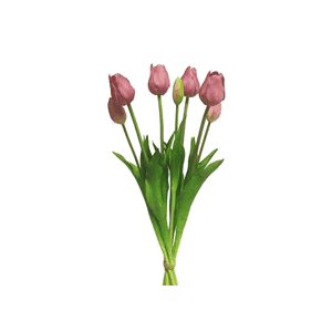 roze zijden tulpen