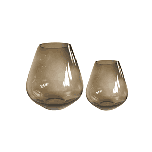 set met vazen in smokey taupe kleur tasman