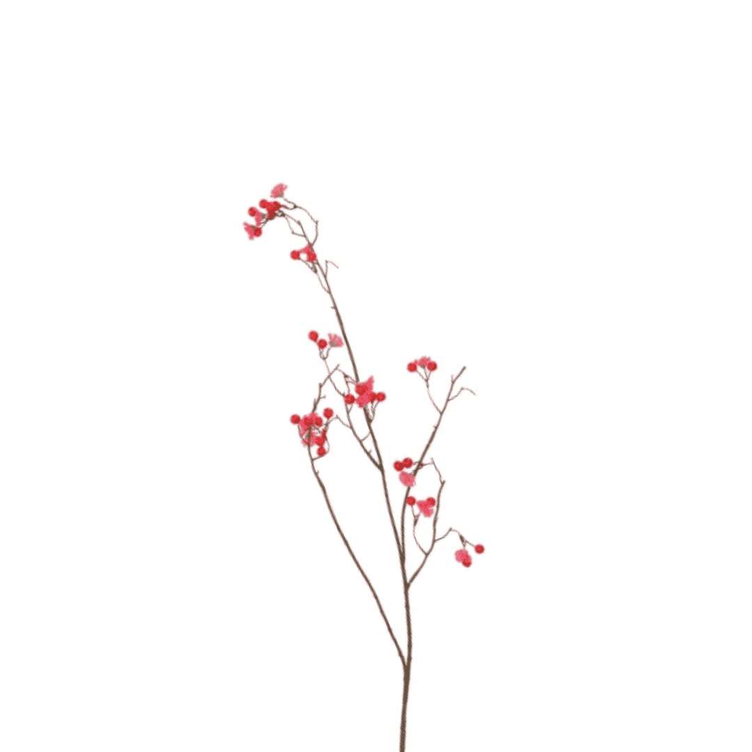 tak met bessen en bloesem