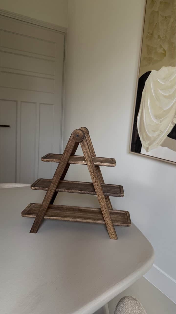 Etagère donkerbruin hout