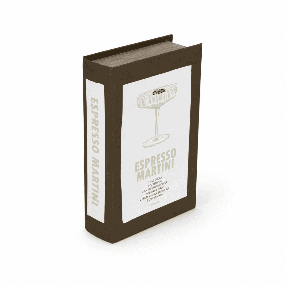 Opbergboek donkerbruin Espresso martini